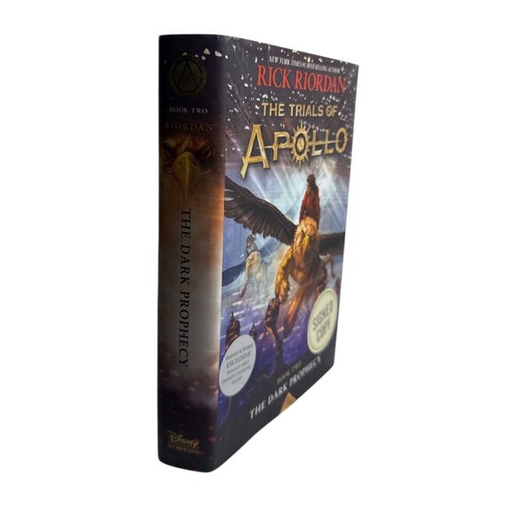 The Trials of Apollo The Dark Prophecy Book Two SIGNED AUTOGRAPHED Rick Riordan - Picture 5 of 8